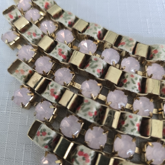 INC International Concepts Necklace Bibb Jewelry Pink Mixed Media Cottage - Picture 2 of 10